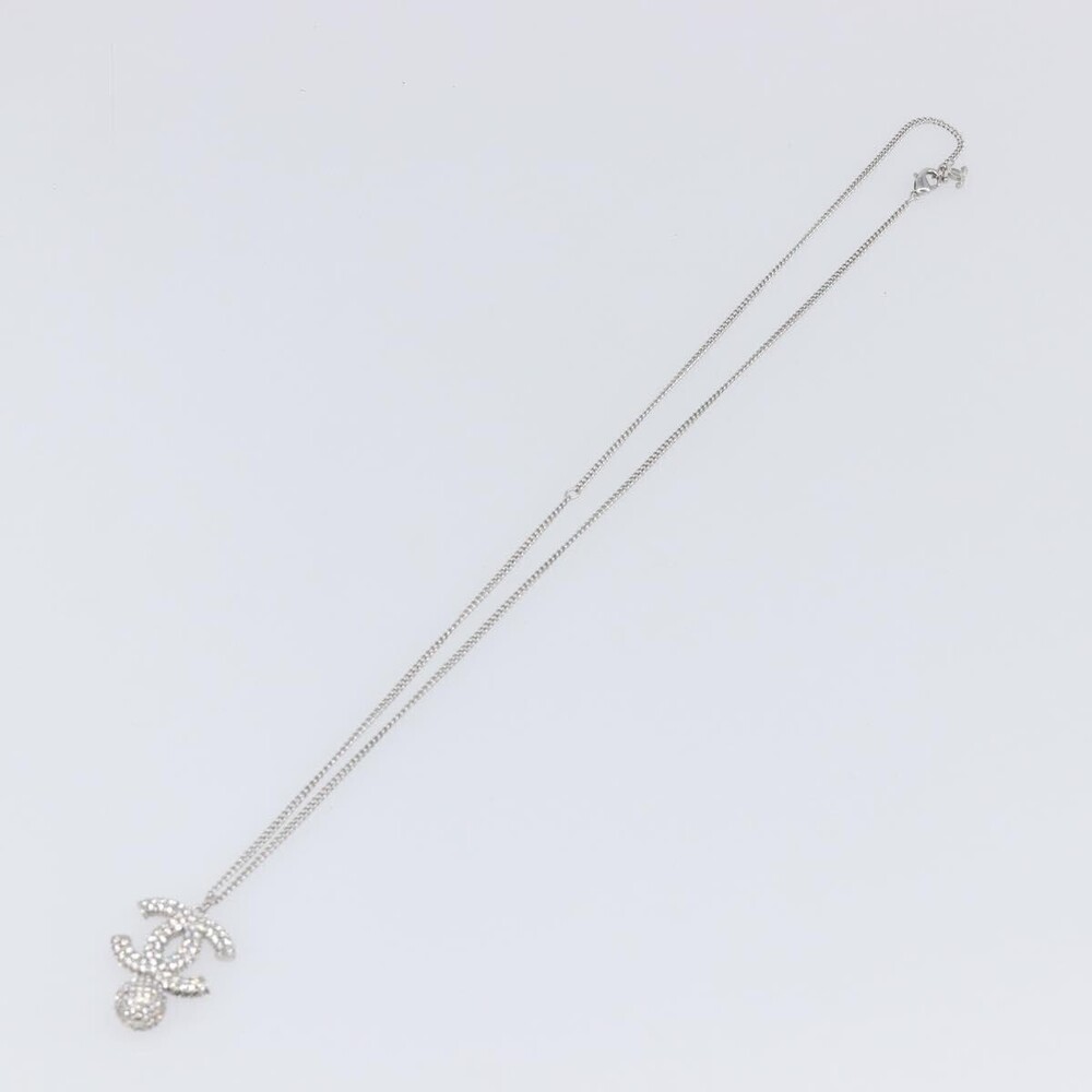 Chanel CC Ball Drop Pendant Metal with Crystals